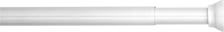 Tringle à rideau de douche Sealskin - tringle à pince - aluminium - 70-115 cm - blanc