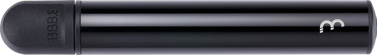 Bbb cycling singleshot vtt - mini pompe à vélo légère - mini pompe VTT - volume de pompe 60cc - noir - 17 cm - bmp-103