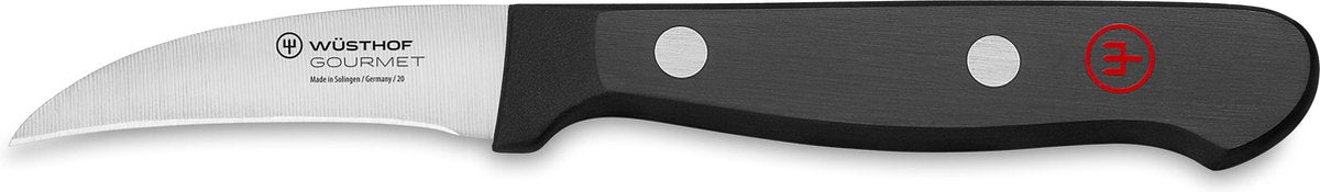 Couteau à éplucher gastronomique Wusthof, longueur de lame 6 cm, acier inoxydable