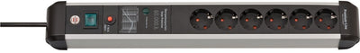 Multiprise Brennerstuhl premium-protect-line 60 000a avec protection contre les surtensions 6 prises 5m h05vv-f 3g1.5