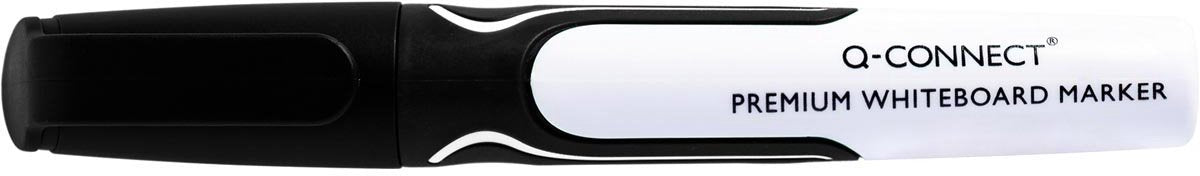 Marqueur pour tableau blanc Q-connect premium, 3 mm, pointe ronde, noir 10 pièces