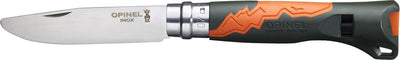 Couteau de poche junior outdoor Opinel n°07 - acier inoxydable - kahki