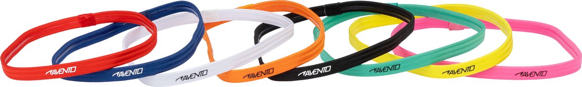Avento élastiques à cheveux de sport - 8 pièces - couleurs tendance - antidérapants