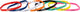 Avento élastiques à cheveux de sport - 8 pièces - couleurs tendance - antidérapants