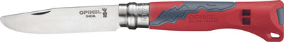 Couteau de poche junior outdoor Opinel n°07 - acier inoxydable - rouge
