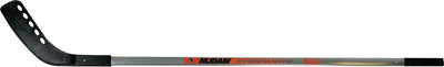 Bâton de hockey sur glace Nijdam aluminium - 135 cm - argent orange