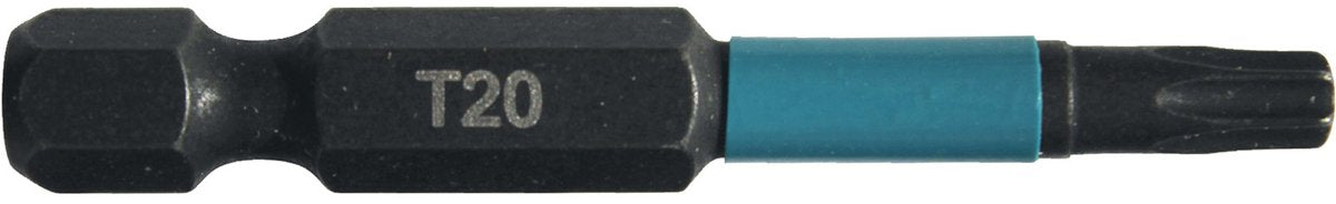 Accessoires makita diablotin b-63781 | embout de tournevis à percussion | t20x50mm | x acte noir - b-63781
