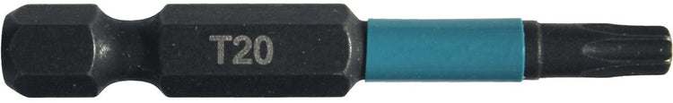 Accessoires makita diablotin b-63781 | embout de tournevis à percussion | t20x50mm | x acte noir - b-63781