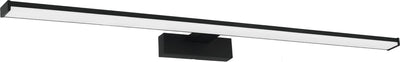 Lampe miroir Eglo pandella 1 - LED - 78 cm - noir et blanc
