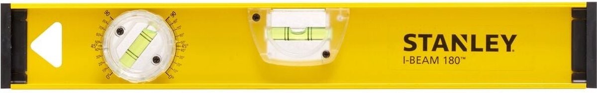 Stanley - niveau à bulle i - beam - 400mm 2l avec fiole 180°