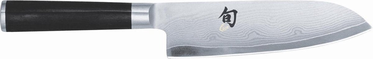 Couteau santoku classique Kai shun - 18cm - acier damassé