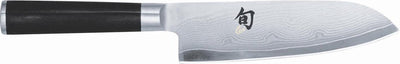 Couteau santoku classique Kai shun - 18cm - acier damassé