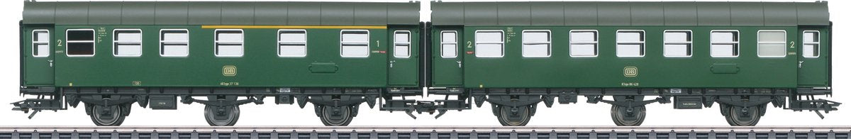 Paire de voitures de passagers Märklin