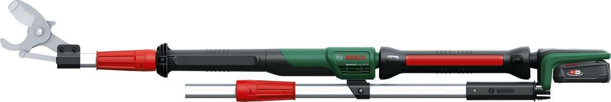 Bosch advancedprune 18v-45 - sécateur à batterie - avec extension - batterie 18 v 2,0 ah - déjà chargeur 18v-20