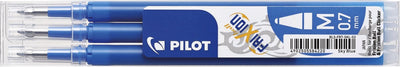Recharge pour stylo roller Pilot frixion bls-fr7 m céleste bl | 12 pièces