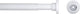 Tile de rideau de douche en peau de phoque SealSkin Telescopic 80-130 cm Blanc