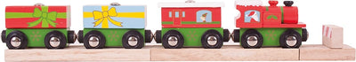 Train de Noël en bois Bigjigs