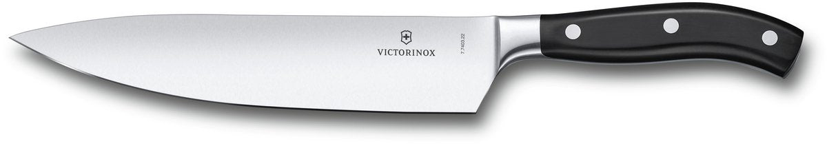 Couteau de chef Victorinox grand maître - 22cm - pompon inox - ergonomique