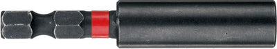 Milwaukee accessoires porte-embout magnétique Shockwave avec enregistrement ¼ hex, 60 mm - 4932352406