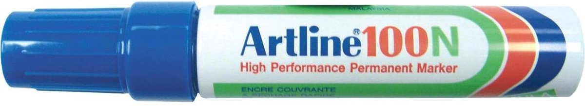 Artline 100 soigné - marqueur permanent - 1 pièce - largeur de trait 7,5-12 mm - bleu