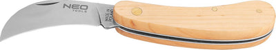 Neo 63-016 couteau de mécanicien 180mm manche bois acier inoxydable