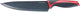Couteau de chef Westmark, longueur de lame 20 cm, lame large, avec protège-lame, plastique inox, rouge anthracite, 14542270