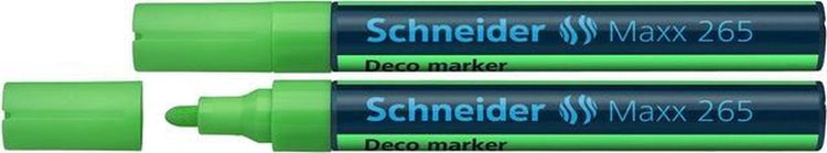 Instruments d'écriture Schneider marqueur à craie Schneider - maxx 265 - vert - 2 pièces - marqueur à craie - s-126511-2
