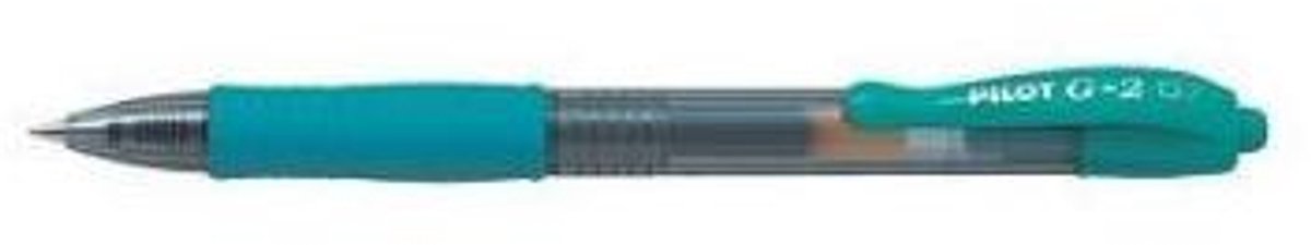 Stylo roller à encre gel Pilot g2 - boîte de 12 stylos gel - pointe moyenne - turquoise
