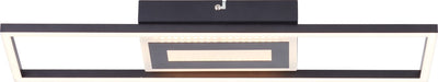 Brilliant besson - plafonnier - led 24w - 3000k - noir