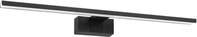 Lampe miroir Eglo conettilla - salle de bain - LED - 60 cm - noir et blanc - lumière blanche orientable