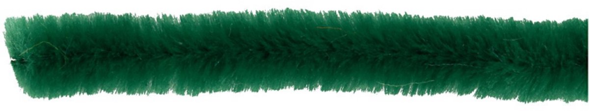 CHENILLE vert foncé 30 cm, 50e.