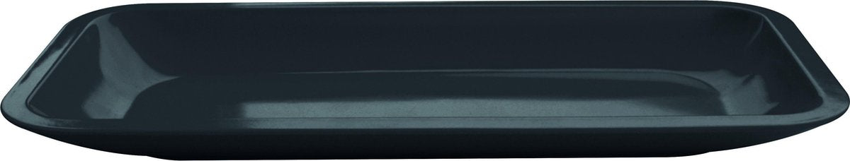 Zak!designs seaside - assiette rectangulaire 31,5 x 15,5 cm - noir