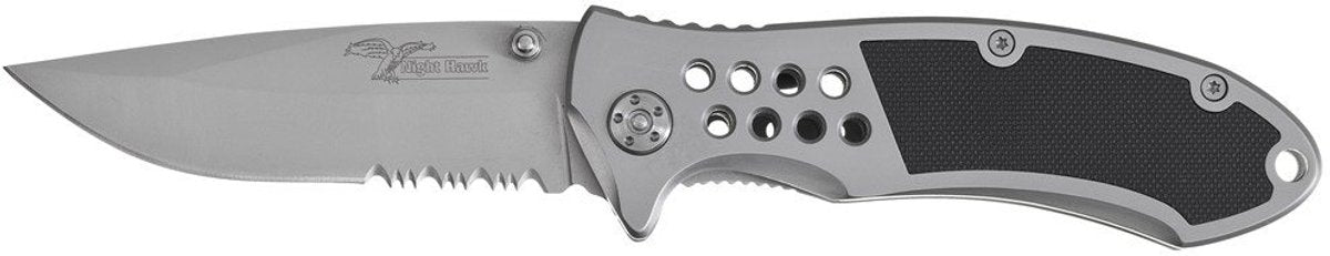 Couteau de poche Homey's homeij nighthawk - 20cm - dentelé - g10