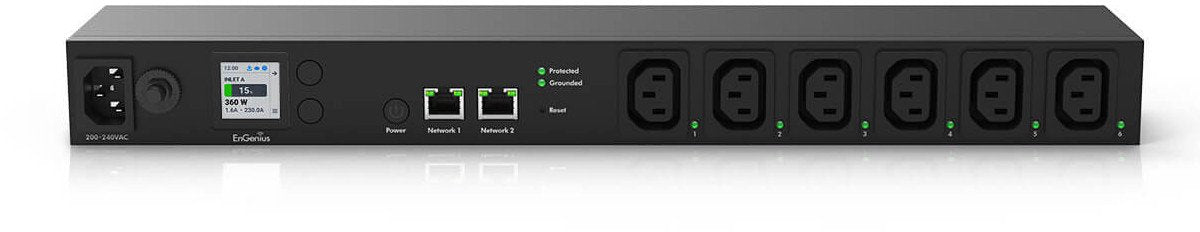 Engenius ecp106-int distribution d'énergie 6 sortie(s) ca 1h noir