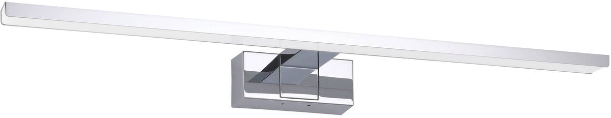 Lampe miroir Eglo conettilla - salle de bain - LED - 60 cm - blanc chromé - lumière blanche orientable