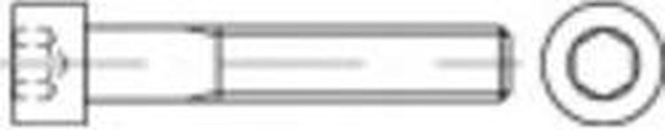 Toolcraft 114516 vis à cylindre m3 12 mm à six pans creux (Allen) DIN 912 acier 100 pièce(s)