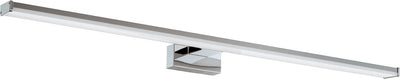 Eglo batholino pandella 1 - lampe miroir - 1 lumière - chrome, argent - blanc