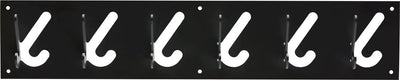Gispen 1x6 - portemanteau - noir - 60 cm de large