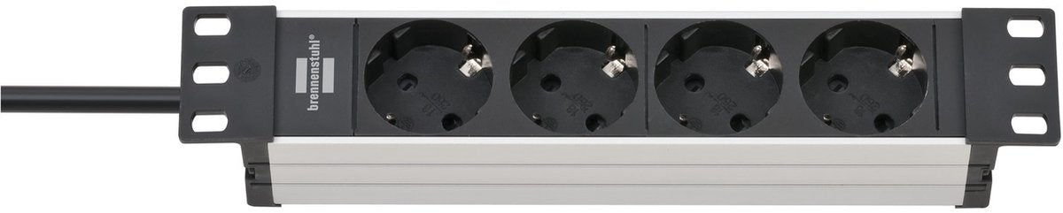 Prise Brennerstuhl alu-line 10 pour armoires électriques 4 voies 2m h05vv-f 3g1.5