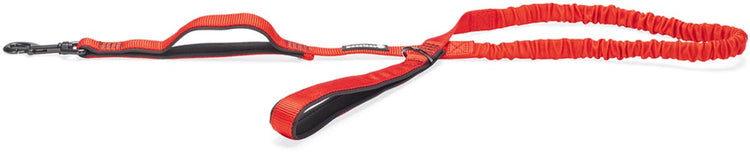 Beeztees parinca premium laisse de marche élastique - laisse pour chien - nylon - rouge - 120 cm x 20 mm