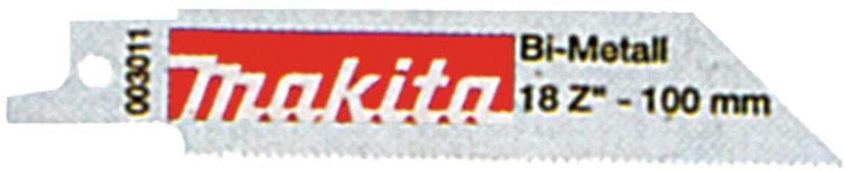 Lame de scie alternative Makita p-04880 bim - 150mm - 18tpi - métal (5pcs)