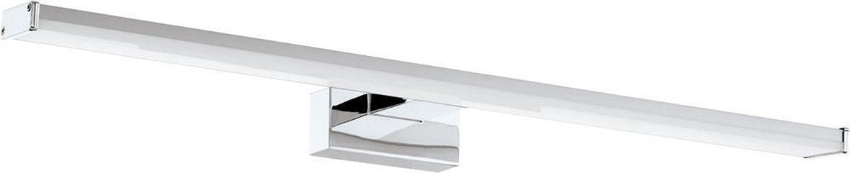 Eglo batholino pandella 1 - lampe miroir - 1 lumière - chrome, argent - blanc
