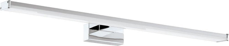 Eglo batholino pandella 1 - lampe miroir - 1 lumière - chrome, argent - blanc
