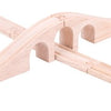 Bigjigs Ensemble de train en bois, 26dlg.