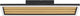 Brilliant calma - plafonnier - led 20w - 2600lm - 3000k - dimmable en 3 étapes - bois noir