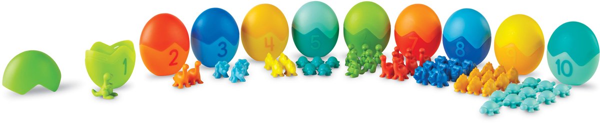 Ressources d'apprentissage comptant les trieurs de dinosaures, ensemble d'activités mathématiques - 1+