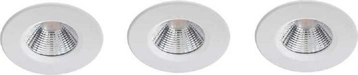Spot encastrable pour salle de bain Philips LED Philips Dive - 3 lumières - blanc