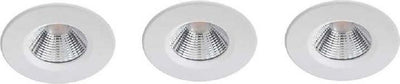 Spot encastrable pour salle de bain Philips LED Philips Dive - 3 lumières - blanc