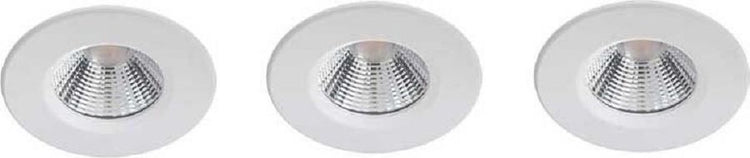 Spot encastrable pour salle de bain Philips LED Philips Dive - 3 lumières - blanc