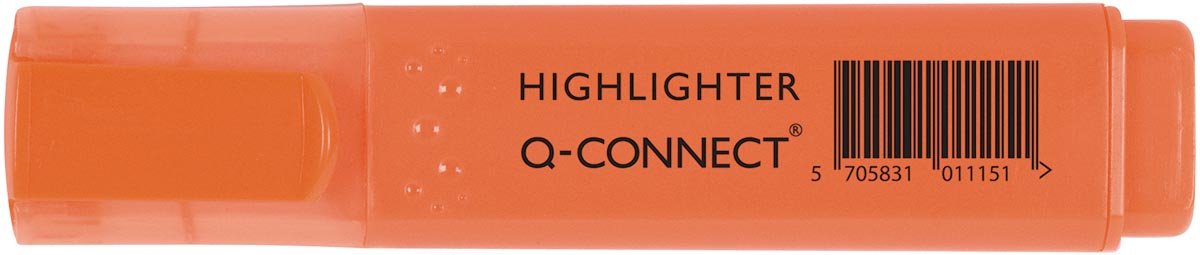 Surligneur Q-connect, orange 10 pièces